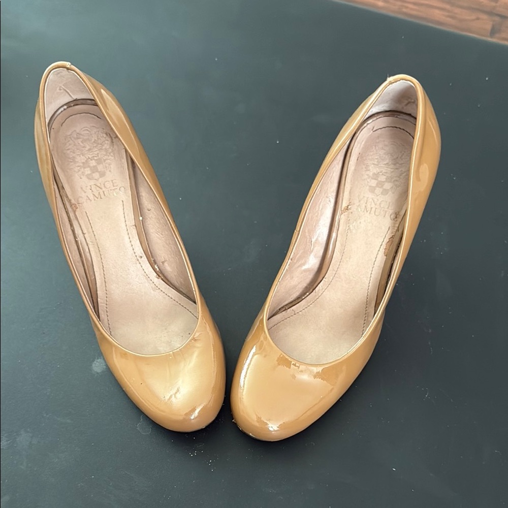 Vince Camuto Tan Heels Classic Pumps